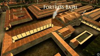 Animation of ancient Roman Fort in Caerleon Wales [upl. by Damas50]