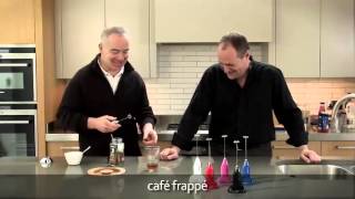 How to make a frappé coffee using an aerolatte milk frother [upl. by Anelam]