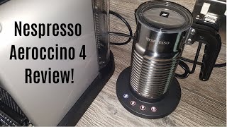 Nespresso Aeroccino 4 Milk Frother Review  Worth upgrading from the Aeroccino 3 [upl. by Wieche988]