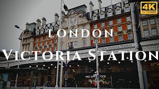 London Victoria Station Walk Through England 4K [upl. by Cooley]