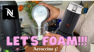 How To Foam Milk With Aeroccino 3 Make Coffee With Foam Tips amp Tricks  Easy Foamed Latte Recipe [upl. by Gnos424]