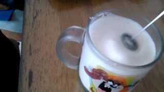 Aerolatte Review Frothing Cold Milk In Under 1 Minute [upl. by Denbrook186]