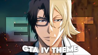 Aizen x Urahara  GTA IV Theme Edit [upl. by Ynnig]